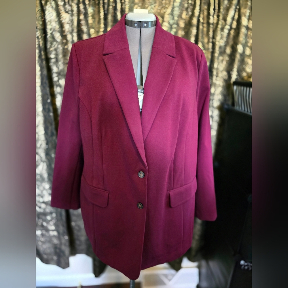 Elegant Women's Plum Blazer